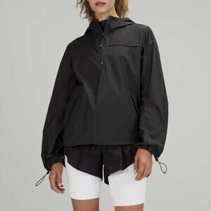 Lululemon Step Out Anorak Jacket Womens Size Large 1/2 Zip Vented Lightweight